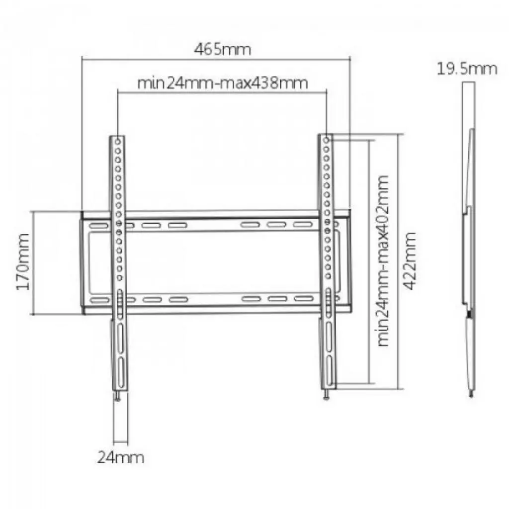 Кронштейн Brateck KL22-44F - 1 Кронштейн Brateck KL22-44F - 1