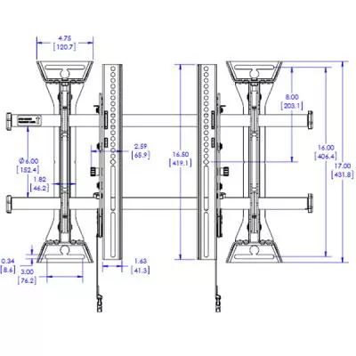 Кронштейн Chief MTM1U - 1 Кронштейн Chief MTM1U - 1