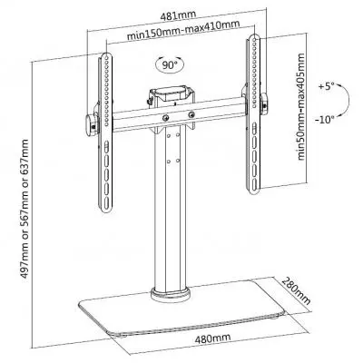 Кронштейн ITech KFG-2 - 2 Кронштейн ITech KFG-2 - 2