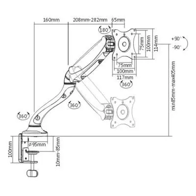 Кронштейн ITech MBSG-02F - 3 Кронштейн ITech MBSG-02F - 3