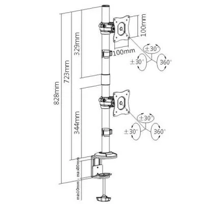 Кронштейн ITech MBS-21F - 4 Кронштейн ITech MBS-21F - 4