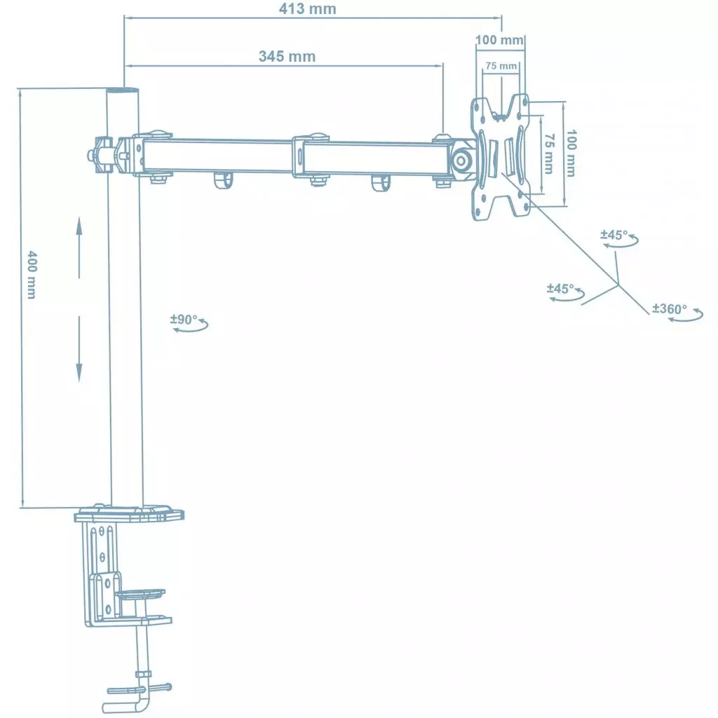 Кронштейн Walfix DM-300B - 1 Кронштейн Walfix DM-300B - 1
