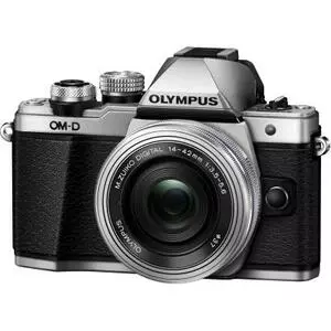 Цифровой фотоаппарат Olympus E-M10 mark II Pancake Zoom 14-42 Kit silver/silver (V207052SE000)