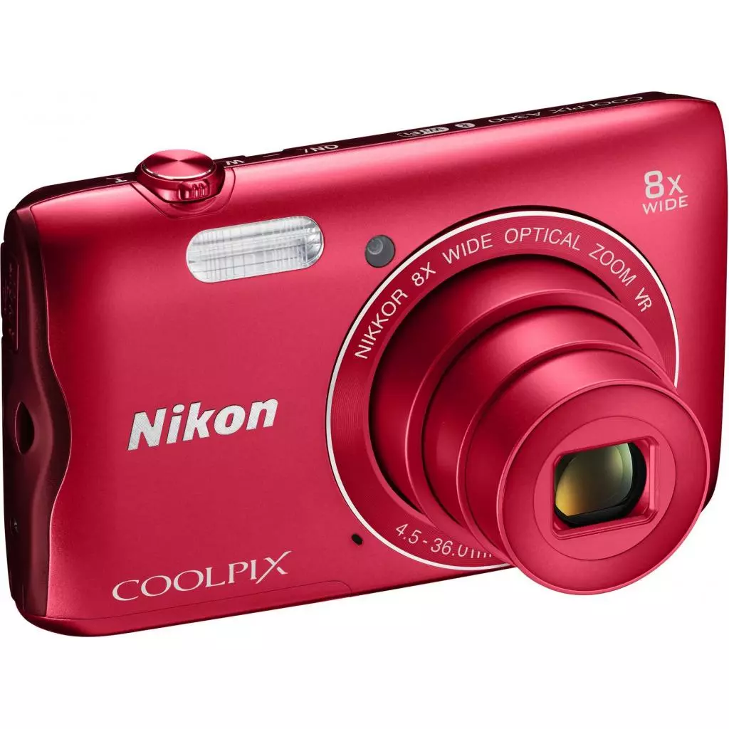 Цифровой фотоаппарат Nikon Coolpix A300 Red (VNA963E1) - 4