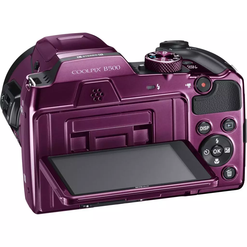 Цифровой фотоаппарат Nikon Coolpix B500 Purple (VNA952E1) - 6 Цифровой фотоаппарат Nikon Coolpix B500 Purple (VNA952E1) - 6