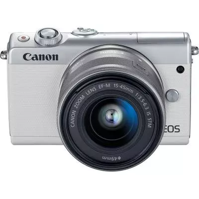 Цифровой фотоаппарат Canon EOS M100 15-45 IS STM Kit White (2210C048) - 5