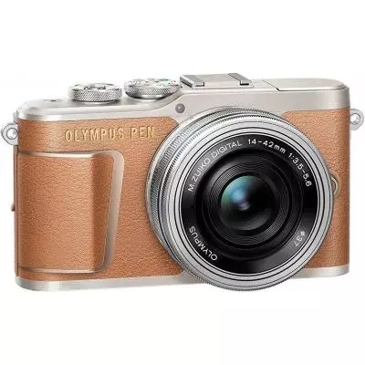 Цифровой фотоаппарат Olympus E-PL9 14-42 mm Pancake Zoom Kit brown/silver (V205092NE000) - 1 Цифровой фотоаппарат Olympus E-PL9 14-42 mm Pancake Zoom Kit brown/silver (V205092NE000) - 1