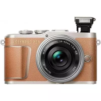 Цифровой фотоаппарат Olympus E-PL9 14-42 mm Pancake Zoom Kit brown/silver (V205092NE000) - 4 Цифровой фотоаппарат Olympus E-PL9 14-42 mm Pancake Zoom Kit brown/silver (V205092NE000) - 4