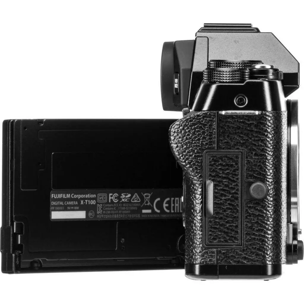 Цифровой фотоаппарат Fujifilm X-T100 body Black (16582268) - 6 Цифровой фотоаппарат Fujifilm X-T100 body Black (16582268) - 6