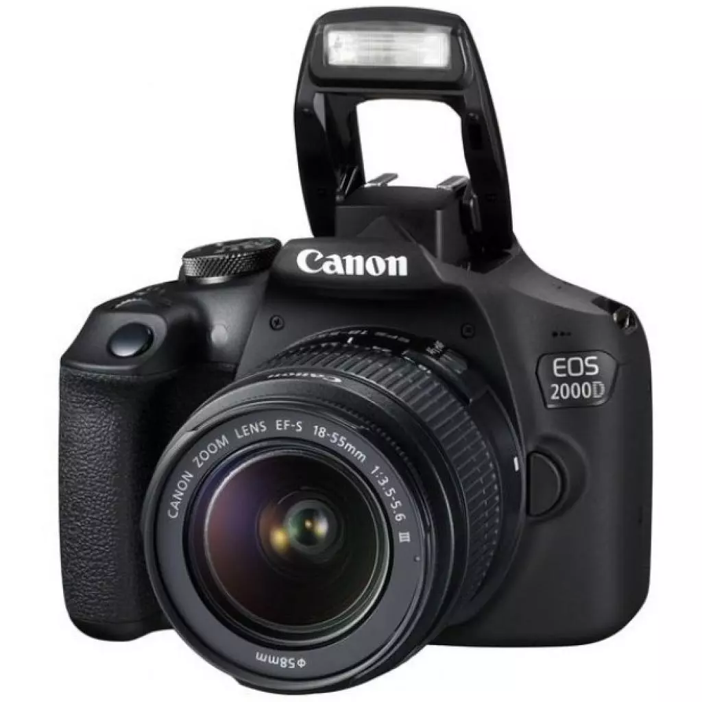 Цифровой фотоаппарат Canon EOS 2000D 18-55 + 75-300 kit (2728C021AA) - 6 Цифровой фотоаппарат Canon EOS 2000D 18-55 + 75-300 kit (2728C021AA) - 6