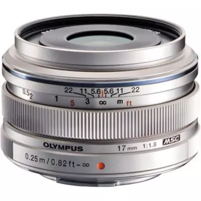 Объектив Olympus EW-M1718 17mm 1:1.8 Silver (V311050SE000)