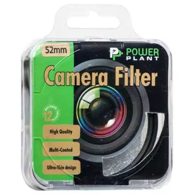 Светофильтр PowerPlant UV 52 мм (UVF52) - 1 Светофильтр PowerPlant UV 52 мм (UVF52) - 1