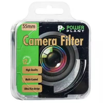 Светофильтр PowerPlant UV 55 мм (UVF55) - 1 Светофильтр PowerPlant UV 55 мм (UVF55) - 1