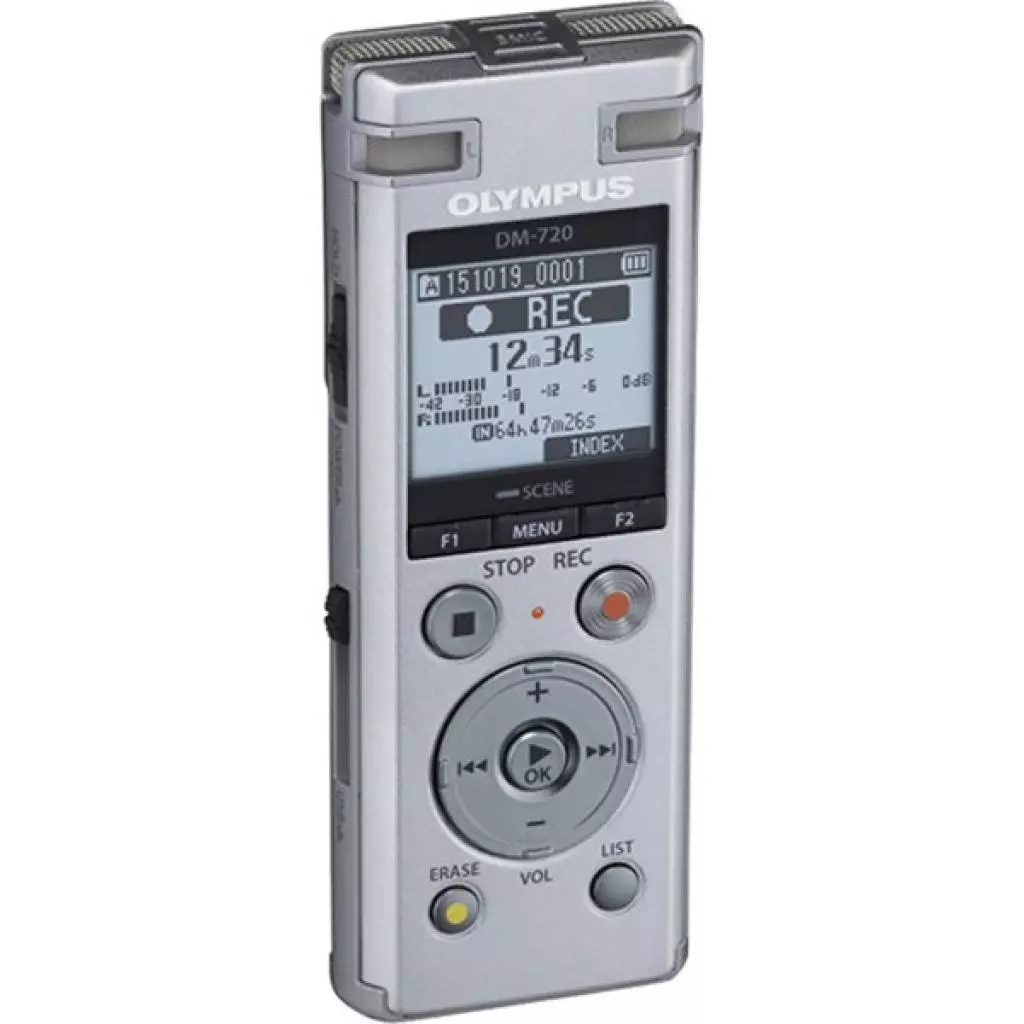 Цифровой диктофон Olympus DM-720 4GB (V414111SE000) - 3