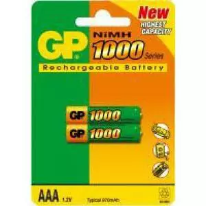 Аккумулятор AAA R3 1000mAh 2шт. Gp (GP100AAAHC-2PL2 / 4891199079061)