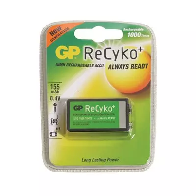Аккумулятор Крона ReCyko+ 150mAh Gp (GP 15R8H / 15R8HВE / 15R8HB-U1Recyko)