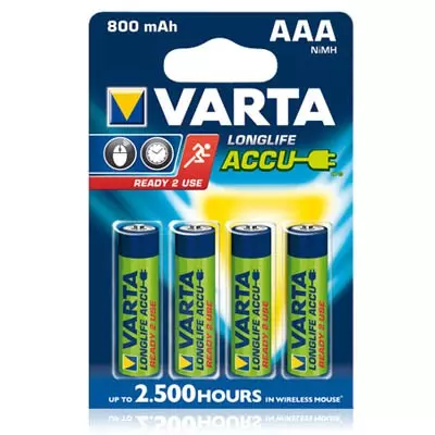Аккумулятор Varta AAA Long Life 800mAh * 4 (56703101404)