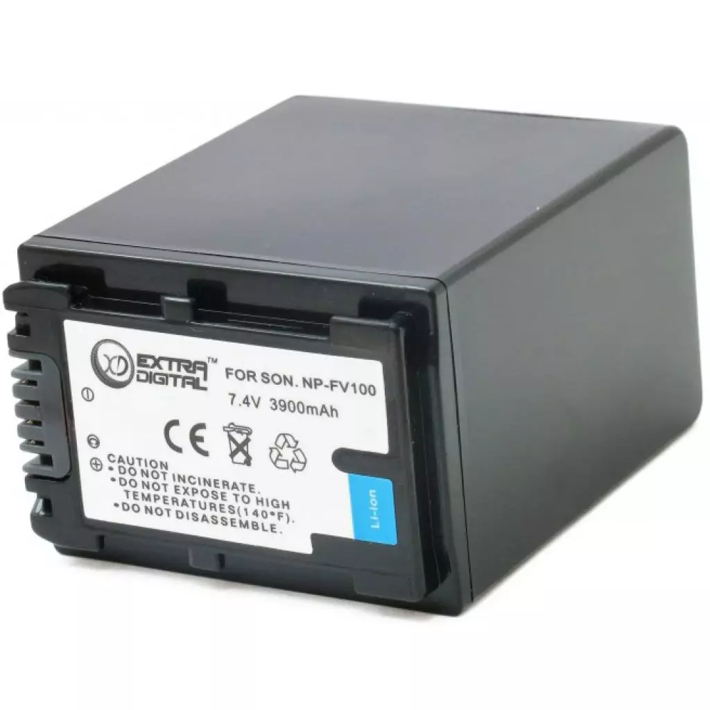 Аккумулятор к фото/видео Extradigital Sony NP-FV100 (BDS2674 / DV00DV1271) - 1