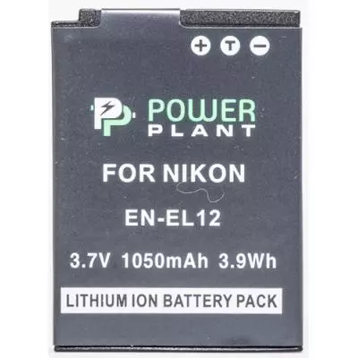 Аккумулятор к фото/видео PowerPlant Nikon EN-EL12 (DV00DV1242)