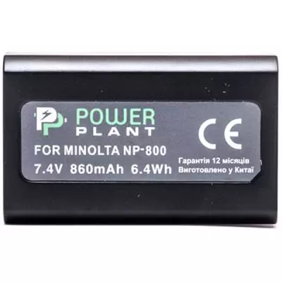 Аккумулятор к фото/видео PowerPlant Minolta NP-800, EN-EL1 (DV00DV1069) - 1 Аккумулятор к фото/видео PowerPlant Minolta NP-800, EN-EL1 (DV00DV1069) - 1