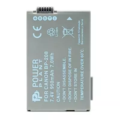 Аккумулятор к фото/видео PowerPlant Canon BP-208 (DV00DV1075) - 1 Аккумулятор к фото/видео PowerPlant Canon BP-208 (DV00DV1075) - 1