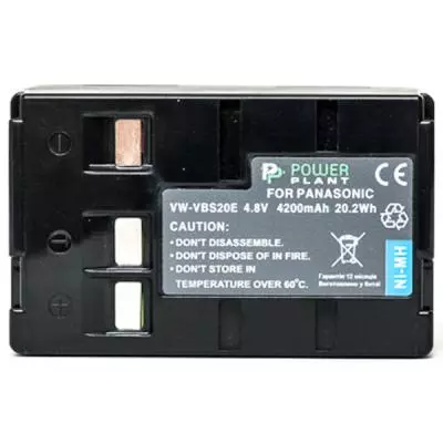 Аккумулятор к фото/видео PowerPlant Panasonic VW-VBS20E (DV00DV1156) - 1