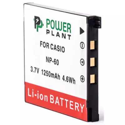 Аккумулятор к фото/видео PowerPlant Casio NP-60 (DV00DV1227)