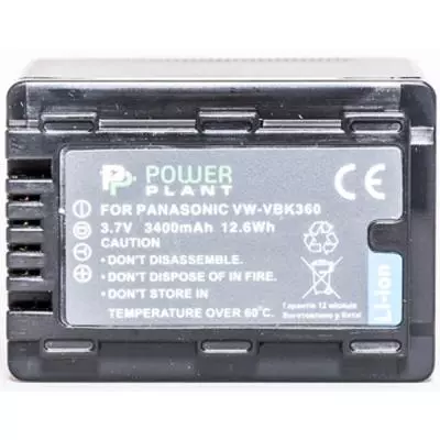 Аккумулятор к фото/видео PowerPlant Panasonic VW-VBK360 (DV00DV1293) - 1
