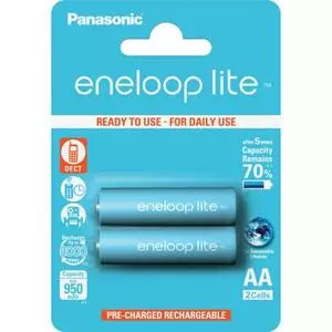 Аккумулятор Panasonic Eneloop Lite AA 950mAh NI-MH * 2 (BK-3LCCE/2BE)