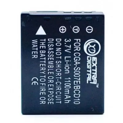 Аккумулятор к фото/видео Extradigital Panasonic CGA-S007 (BDP2578) - 1 Аккумулятор к фото/видео Extradigital Panasonic CGA-S007 (BDP2578) - 1