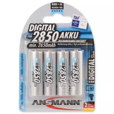 Аккумулятор Ansmann AA R6 Digital 2850 mAh *4 (5035092)