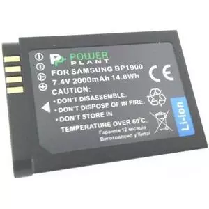 Аккумулятор к фото/видео PowerPlant Samsung ED-BP1900 (DV00DV1402)