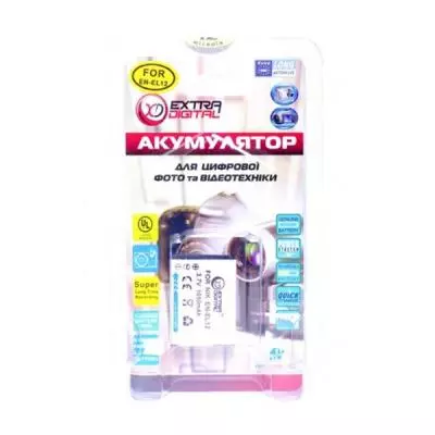 Аккумулятор к фото/видео Extradigital Nikon EN-EL12 (BDN2520) - 2 Аккумулятор к фото/видео Extradigital Nikon EN-EL12 (BDN2520) - 2