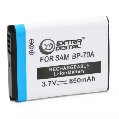 Аккумулятор к фото/видео Extradigital Samsung BP70A (BDS2606)