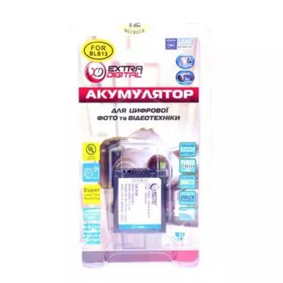 Аккумулятор к фото/видео Extradigital Panasonic DMW-BLB13 (DV00DV1263) - 2 Аккумулятор к фото/видео Extradigital Panasonic DMW-BLB13 (DV00DV1263) - 2