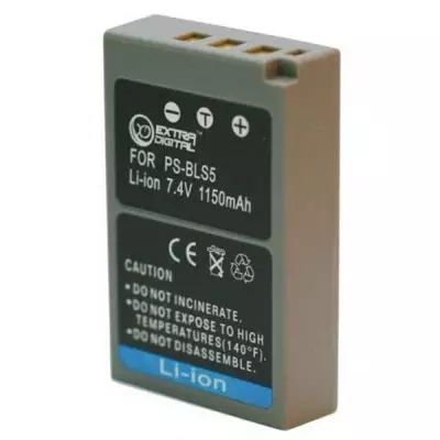 Аккумулятор к фото/видео Extradigital Olympus PS-BLS5 (BDO2548) - 1