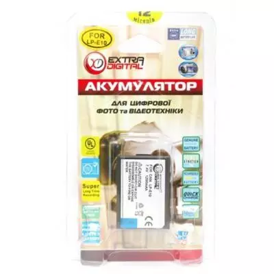 Аккумулятор к фото/видео Extradigital Canon LP-E10 (BDC2427) - 2 Аккумулятор к фото/видео Extradigital Canon LP-E10 (BDC2427) - 2
