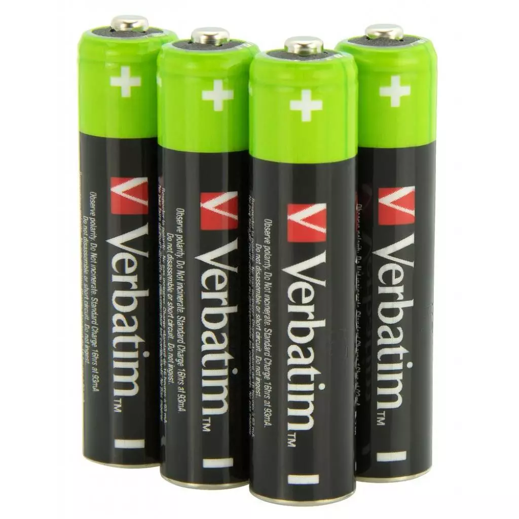 Аккумулятор Verbatim AAA 1000mAh * 4 (49942) - 1 Аккумулятор Verbatim AAA 1000mAh * 4 (49942) - 1