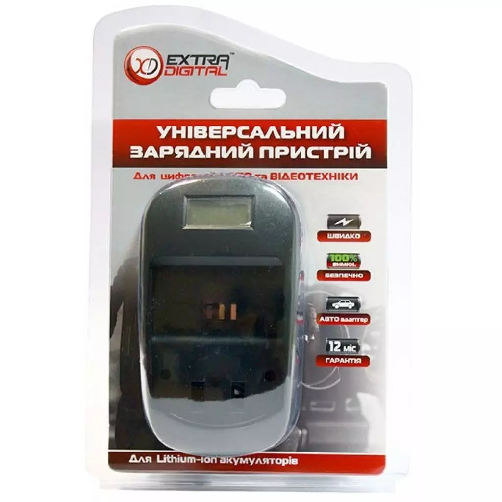 Зарядное устройство для фото Extradigital для Canon BP-808, BP-809, BP-827 (LCD) (DV0LCD2226) - 3 Зарядное устройство для фото Extradigital для Canon BP-808, BP-809, BP-827 (LCD) (DV0LCD2226) - 3