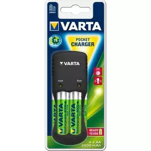 Зарядное устройство для аккумуляторов Varta Pocket Charger + 4AA 2600 mAh NI-MH (57642101471)