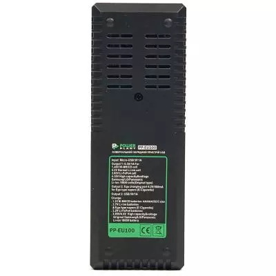 Зарядное устройство для аккумуляторов PowerPlant PP-EU100 / АА, AAA, 18650 (AA620081) - 1 Зарядное устройство для аккумуляторов PowerPlant PP-EU100 / АА, AAA, 18650 (AA620081) - 1
