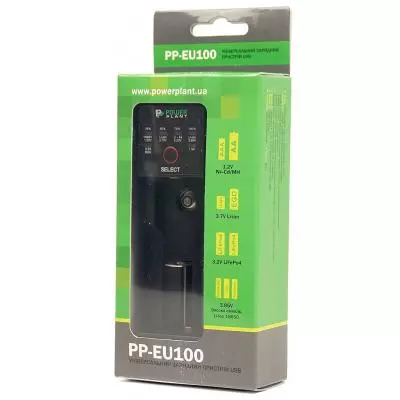 Зарядное устройство для аккумуляторов PowerPlant PP-EU100 / АА, AAA, 18650 (AA620081) - 5 Зарядное устройство для аккумуляторов PowerPlant PP-EU100 / АА, AAA, 18650 (AA620081) - 5