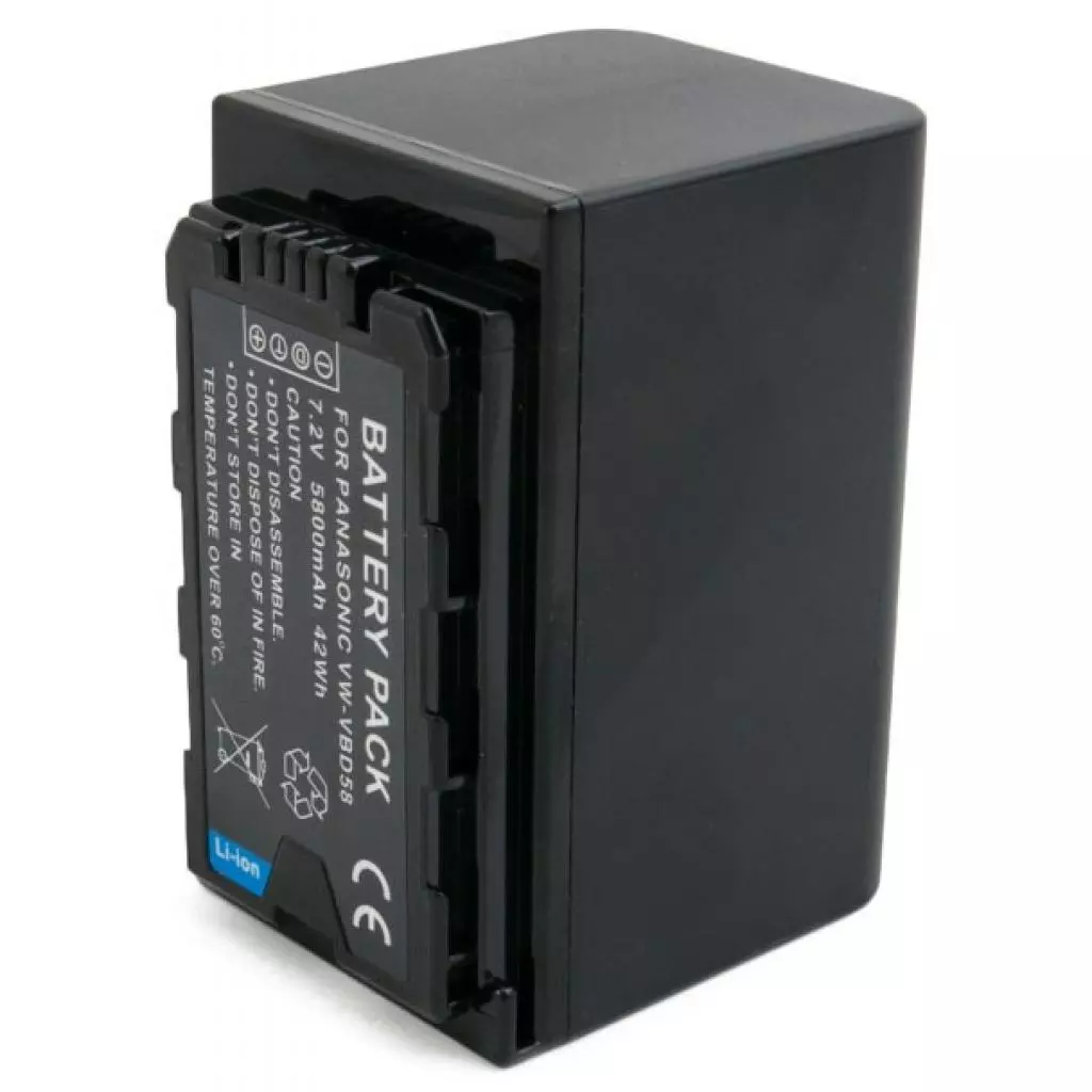 Аккумулятор к фото/видео Extradigital Panasonic VW-VBD58, Li-ion, 7.2V, 5800mAh (BDP2690) - 2 Аккумулятор к фото/видео Extradigital Panasonic VW-VBD58, Li-ion, 7.2V, 5800mAh (BDP2690) - 2