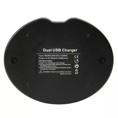 Зарядное устройство для фото PowerPlant Dual Nikon EN-EL14 для двух аккумуляторов (DV00DV3390) - 1