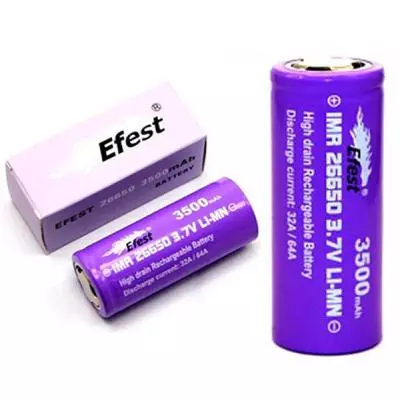Аккумулятор Jwell Accu Efest IMR26650 3500 Ma (CH07-IMR26650-3500) - 1