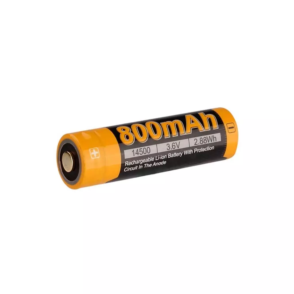 Аккумулятор Fenix 14500 Fenix 800 mAh Li-ion (ARB-L14-800) - 2 Аккумулятор Fenix 14500 Fenix 800 mAh Li-ion (ARB-L14-800) - 2