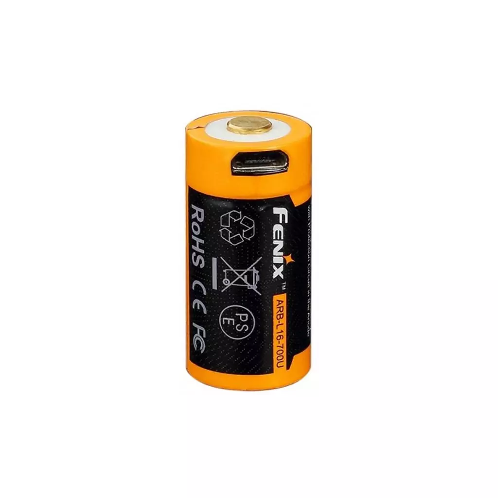 Аккумулятор Fenix 16340 Fenix 700 mAh Li-ion micro usb (ARB-L16-700U)