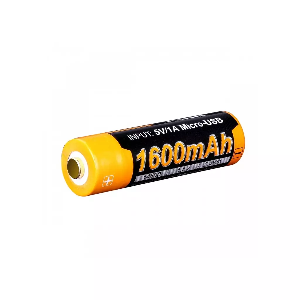 Аккумулятор Fenix 14500 micro usb зарядка (ARB-L14-1600U) - 1 Аккумулятор Fenix 14500 micro usb зарядка (ARB-L14-1600U) - 1