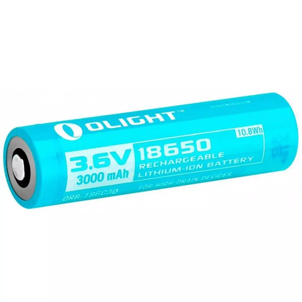 Аккумулятор Olight 18650 Li-Ion 3000mAh для H2R (ORB3-186C30)