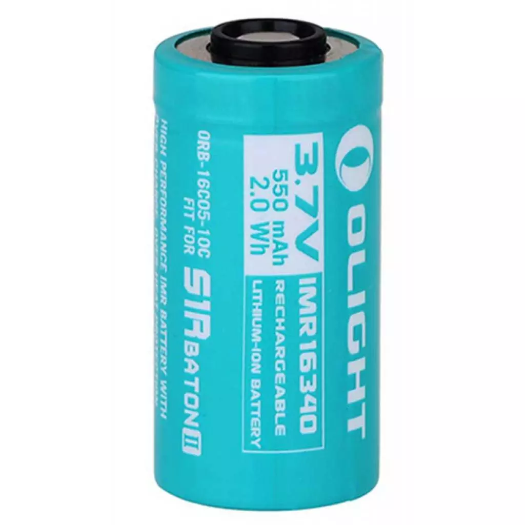 Аккумулятор Olight RCR123 (16340) Li-Ion 550mAh для S1R (IMR 16340) - 2 Аккумулятор Olight RCR123 (16340) Li-Ion 550mAh для S1R (IMR 16340) - 2